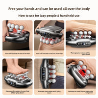 Multi-Head Fascia Gun Muscle Massager