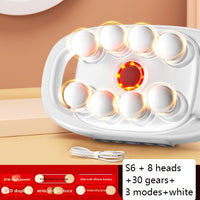 Multi-Head Fascia Gun Muscle Massager