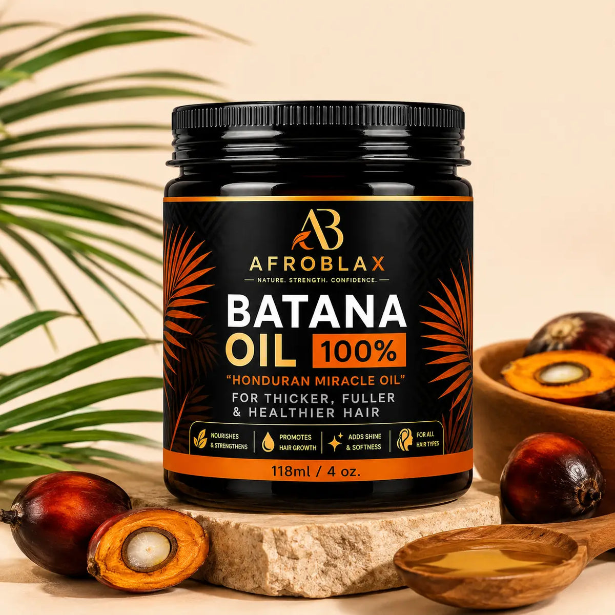 AFROBLAX 100% Unrefined Batana Oil