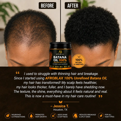 AFROBLAX 100% Unrefined Batana Oil
