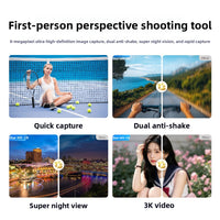 AI Smart Glasses with HD Camera and Bluetooth Translation