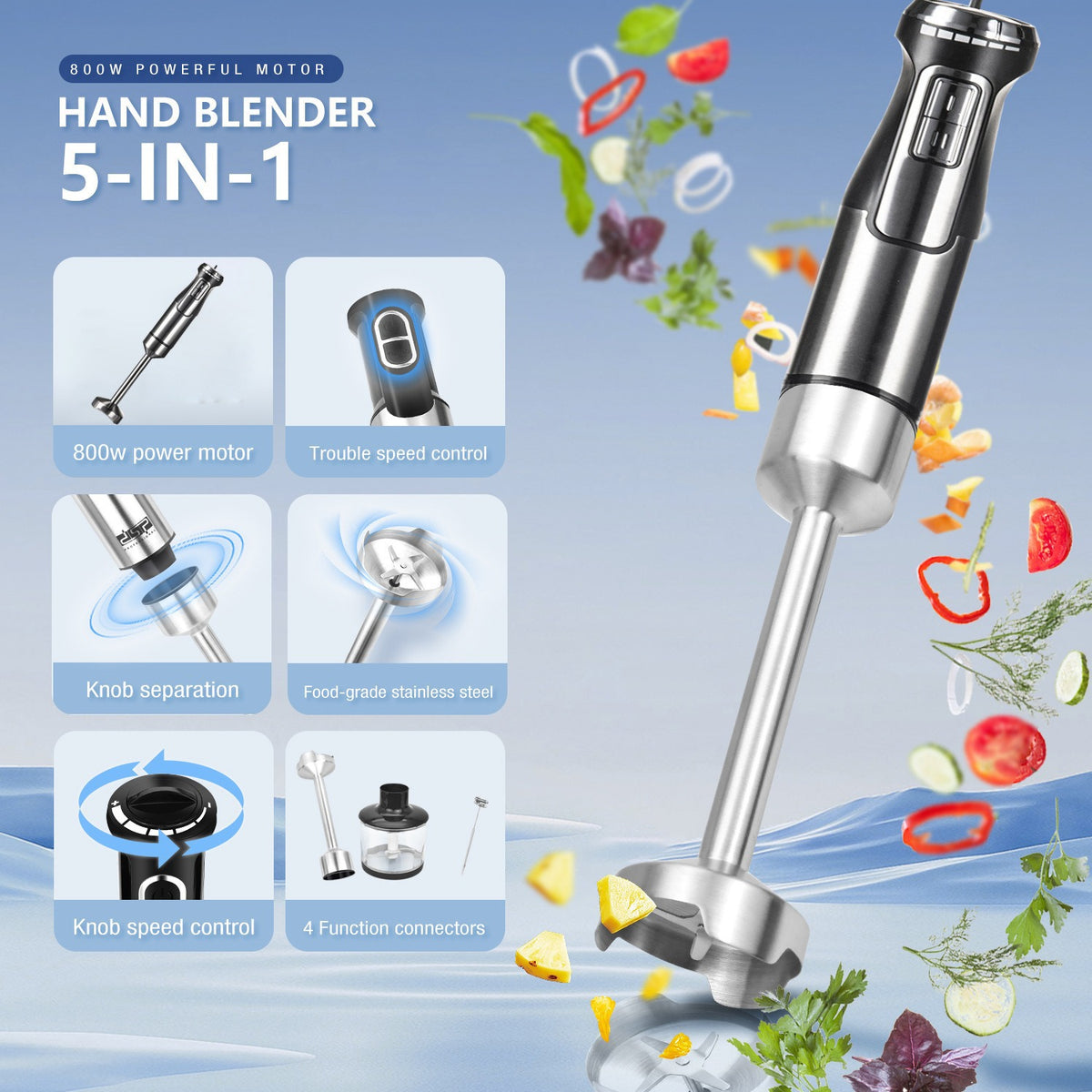 Handheld Multifunctional Food Blender
