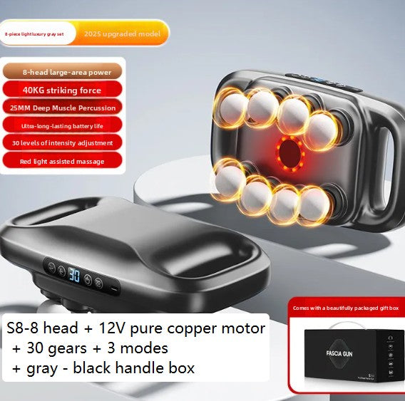 Multi-Head Fascia Gun Muscle Massager
